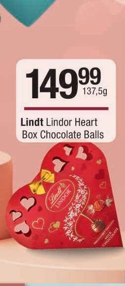 Lindt Lindor Heart Box Chocolate Balls