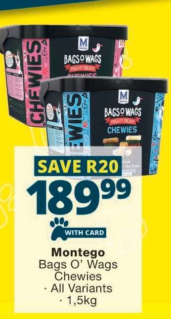 Montego Bags O’ Wags Chewies