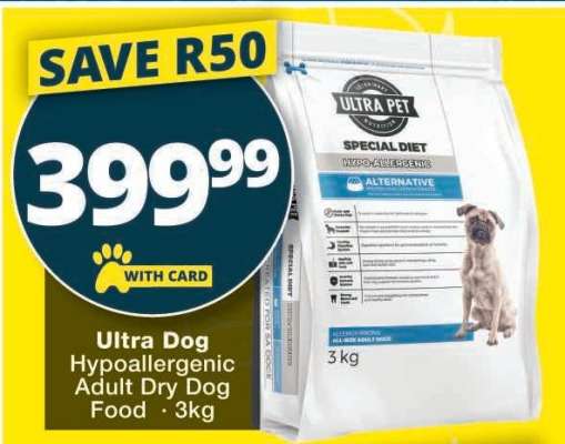 Ultra Dog Hypoallergenic Adult Dry Dog Food