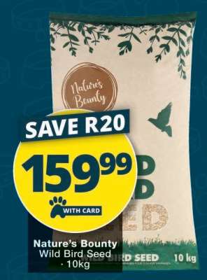 Nature’s Bounty Wild Bird Seed