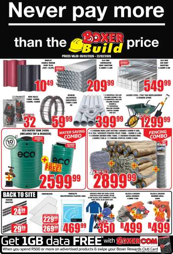 Boxer catalogue  - 09/02/2026 - 22/02/2026.