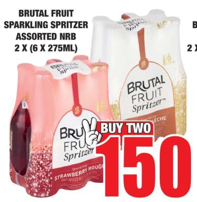 BRUTAL FRUIT SPARKLING SPRITZER ASSORTED NRB