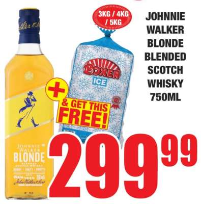 Johnnie Walker Blonde Blended Scotch Whisky 750ml
