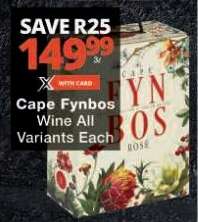 Cape Fynbos Wine