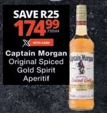 Captain Morgan Original Spiced Gold Spirit Aperitif