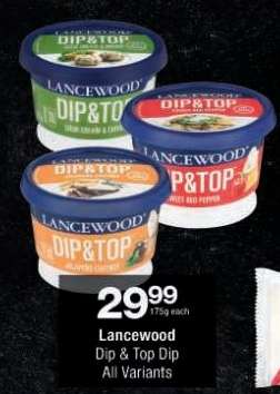 Lancewood Dip & Top Dip
