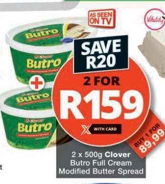 Clover Butro Full Cream Modified Butter Spread
