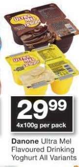 Danone Ultra Mel Flavoured Drinking Yoghurt