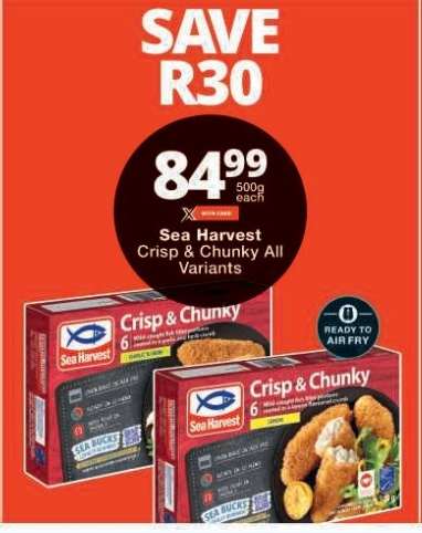 Sea Harvest Crisp & Chunky All Variants