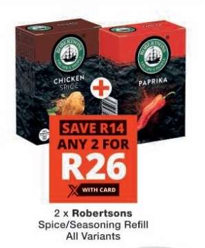 Robertsons Spice/Seasoning Refill