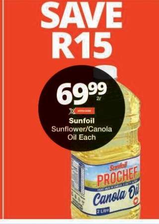 Sunfoil Sunflower/Canola Oil