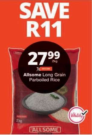 ALLSOME LONG GRAIN PARBOILED RICE