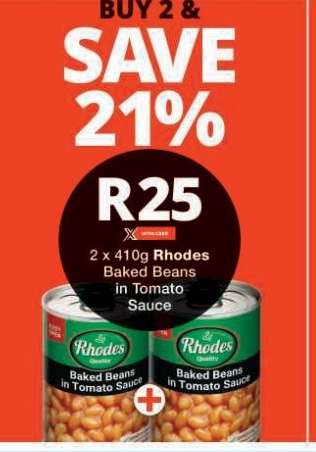 Rhodes Baked Beans in Tomato Sauce