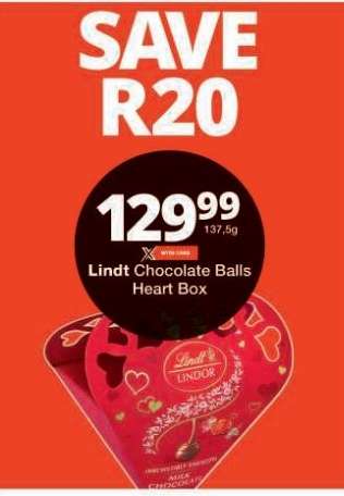 Lindt Chocolate Balls Heart Box
