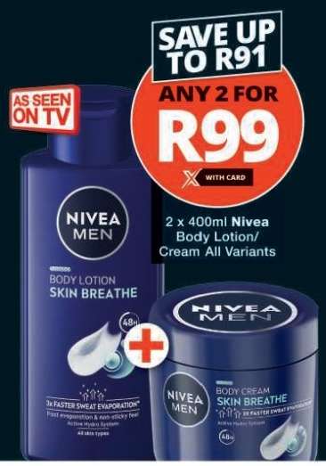 Nivea Men Body Lotion/Cream