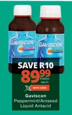 Gaviscon Peppermint/Aniseed Liquid Antacid