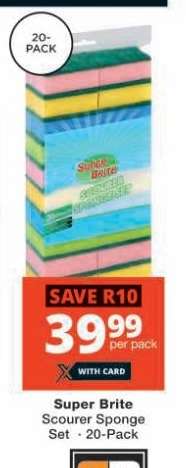 Super Brite Scourer Sponge Set