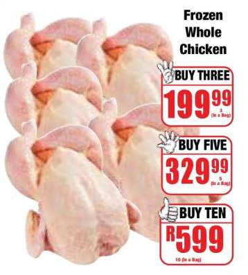 Frozen Whole Chicken