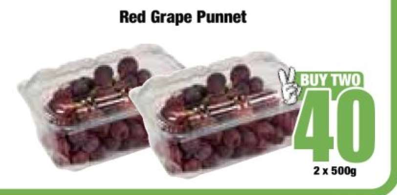 Red Grape Punnet