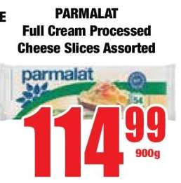 PARMALAT Full Cream Processed Cheese Slices Assorted