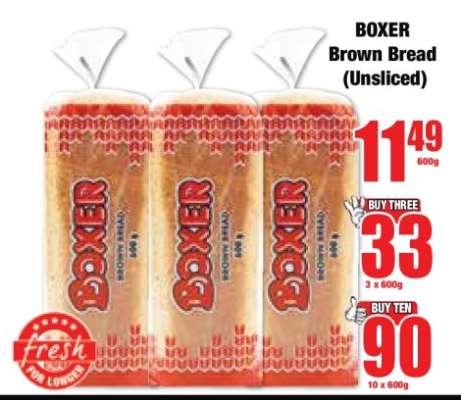 BOXER Brown Bread (Unsliced)