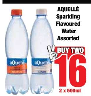 AQUELLÈ Sparkling Flavoured Water Assorted