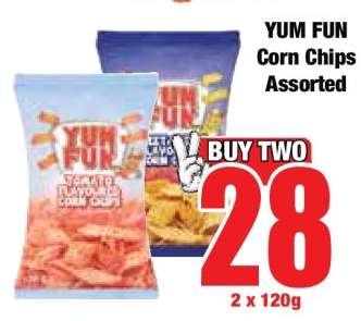 YUM FUN Corn Chips Assorted
