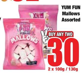 YUM FUN Mallows Assorted