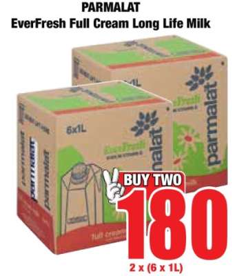 PARMALAT EVERFRESH FULL CREAM LONG LIFE MILK