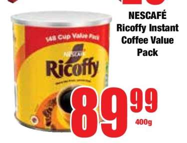 NESCAFÉ Ricoffy Instant Coffee Value Pack