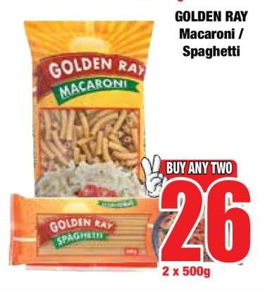 GOLDEN RAY Macaroni / Spaghetti