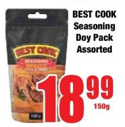 BEST COOK Seasoning Doy Pack Assorted