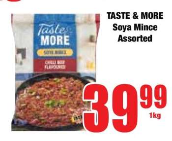 TASTE & MORE Soya Mince Assorted