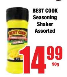 BEST COOK Seasoning Shaker Assorted