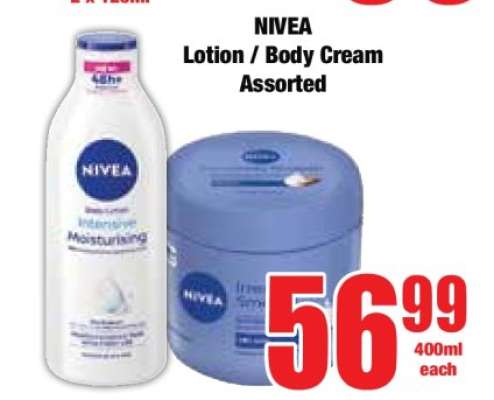 NIVEA Lotion / Body Cream Assorted