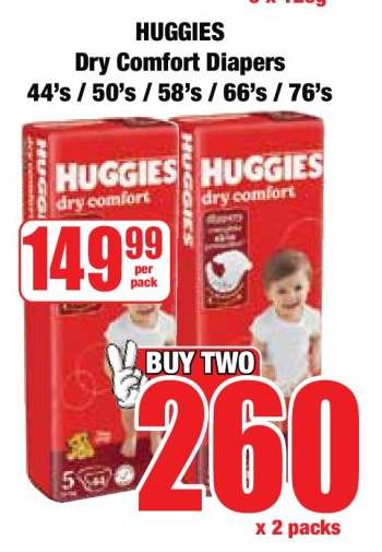 HUGGIES Dry Comfort Diapers