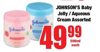 JOHNSON'S Baby Jelly / Aqueous Cream Assorted