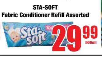 STA-SOFT Fabric Conditioner Refill Assorted