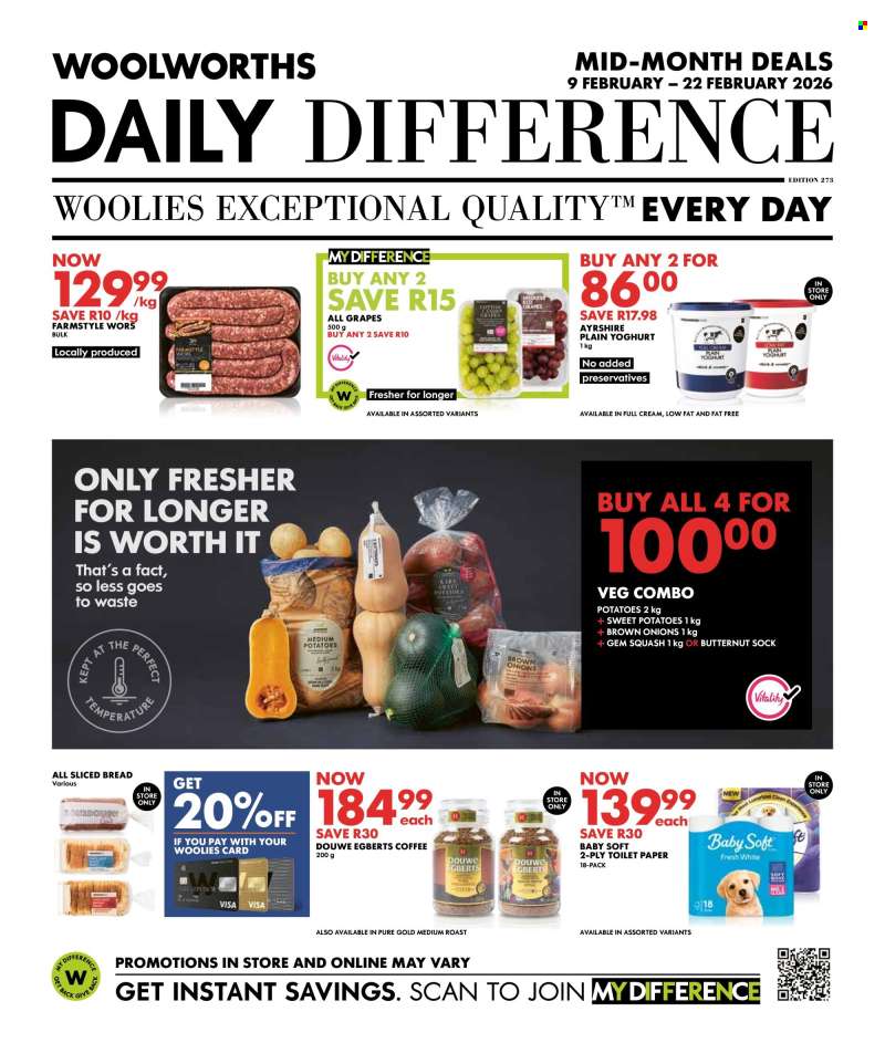 Woolworths catalogue  - 09/02/2026 - 22/02/2026.