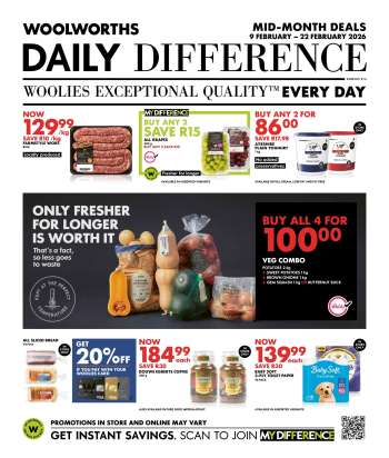 Woolworths catalogue  - 09/02/2026 - 22/02/2026.