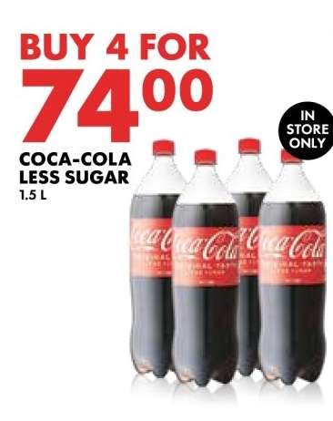 Coca-Cola Less Sugar