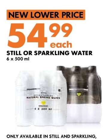 Still or Sparkling Water