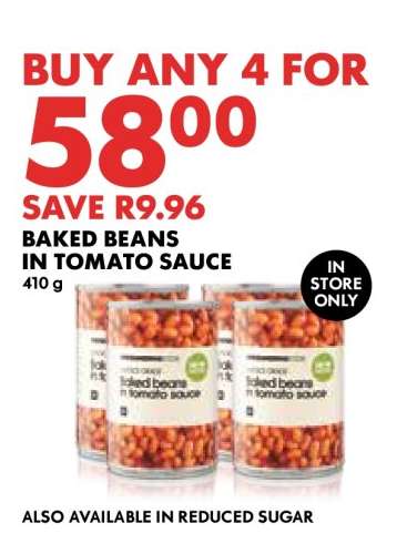 Baked Beans in Tomato Sauce