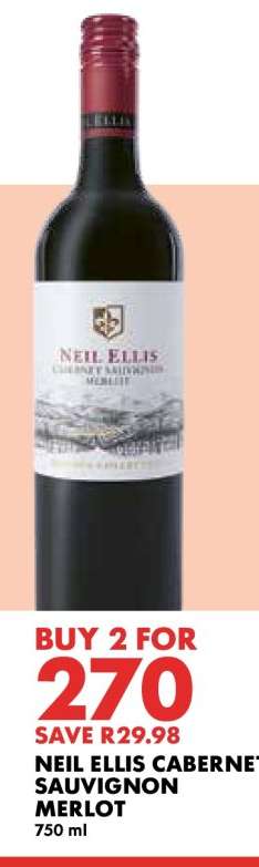 NEIL ELLIS Cabernet Sauvignon/Merlot