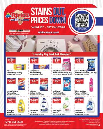 Africa Cash & Carry catalogue  - 10/02/2026 - 16/02/2026.