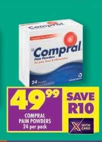 COMPRAL PAIN POWDERS 24 per pack
