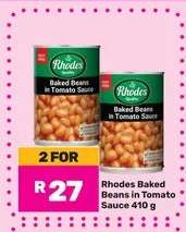 Rhodes Baked Beans in Tomato Sauce 410 g