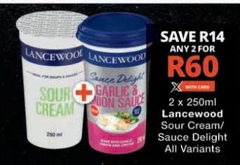 Lancewood Sour Cream/Sauce Delight