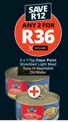 Cape Point Shredded Light Meat Tuna