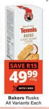 BAKERS RUSKS